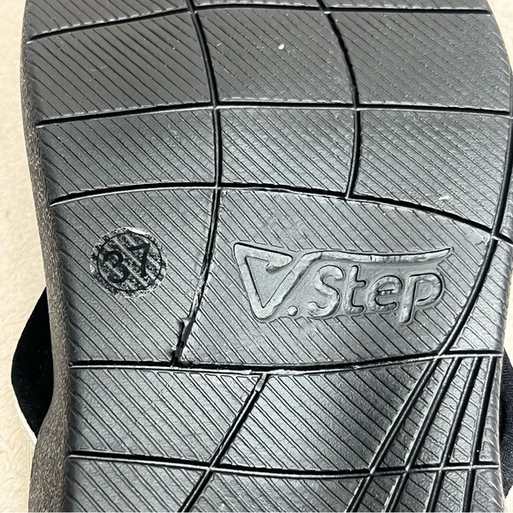 V-Step Adjustable Flip Flops Sandals-Black & Silver-Women’s 6.5 & 8.5-Casual-NEW - Picture 12 of 12